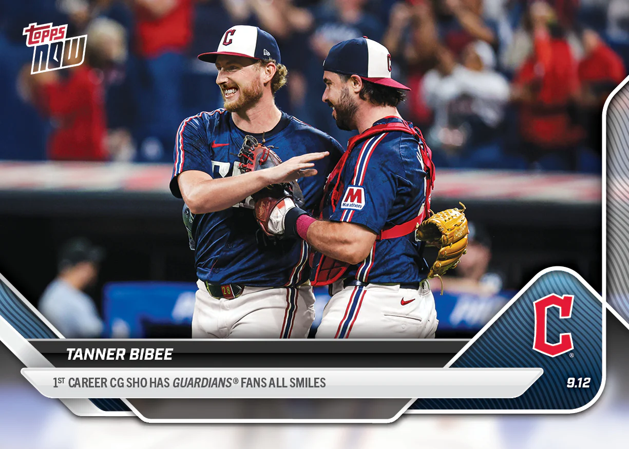 2025 Topps Now #696 Tanner Bibee