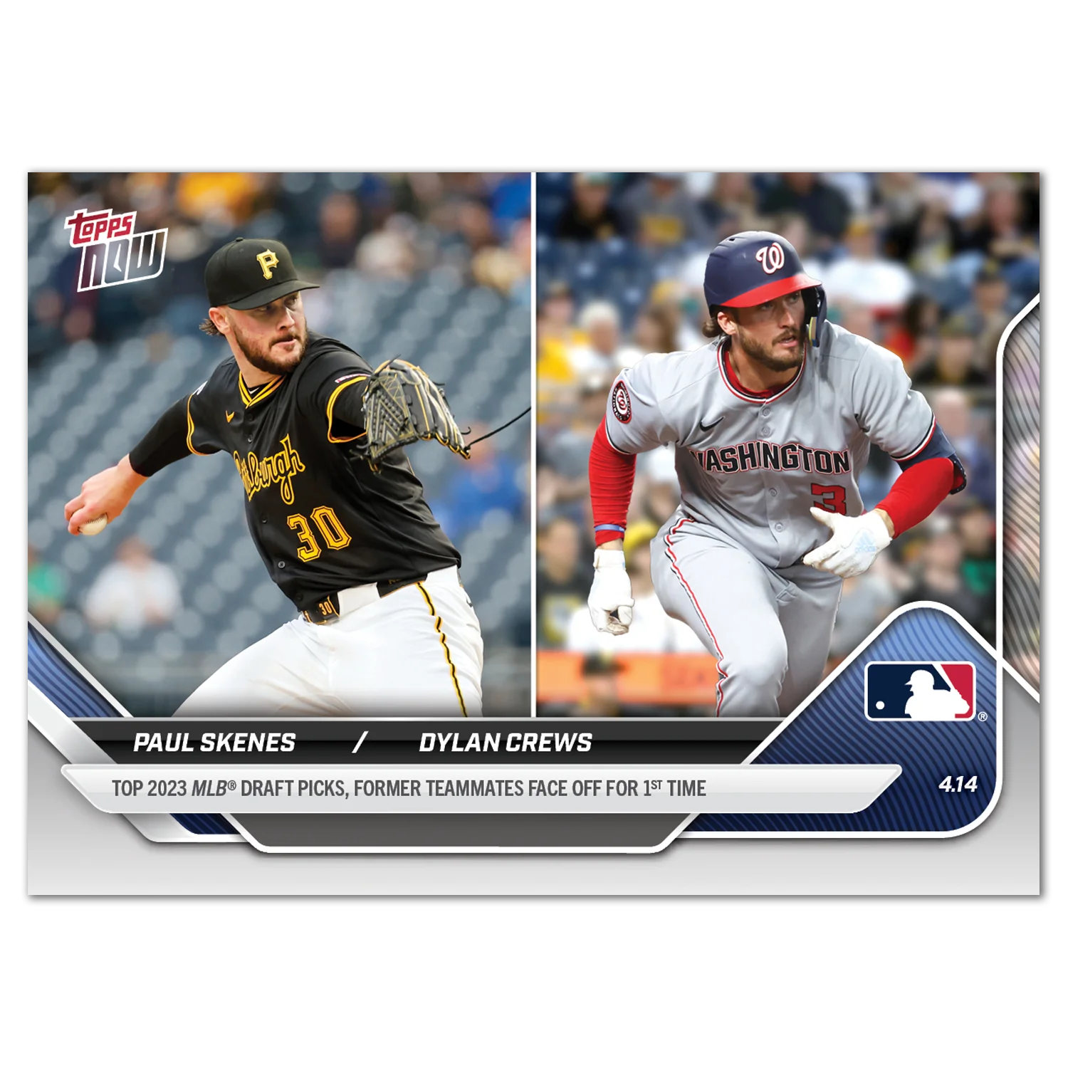 2025 Topps Now #70 Paul Skenes/Dylan Crews