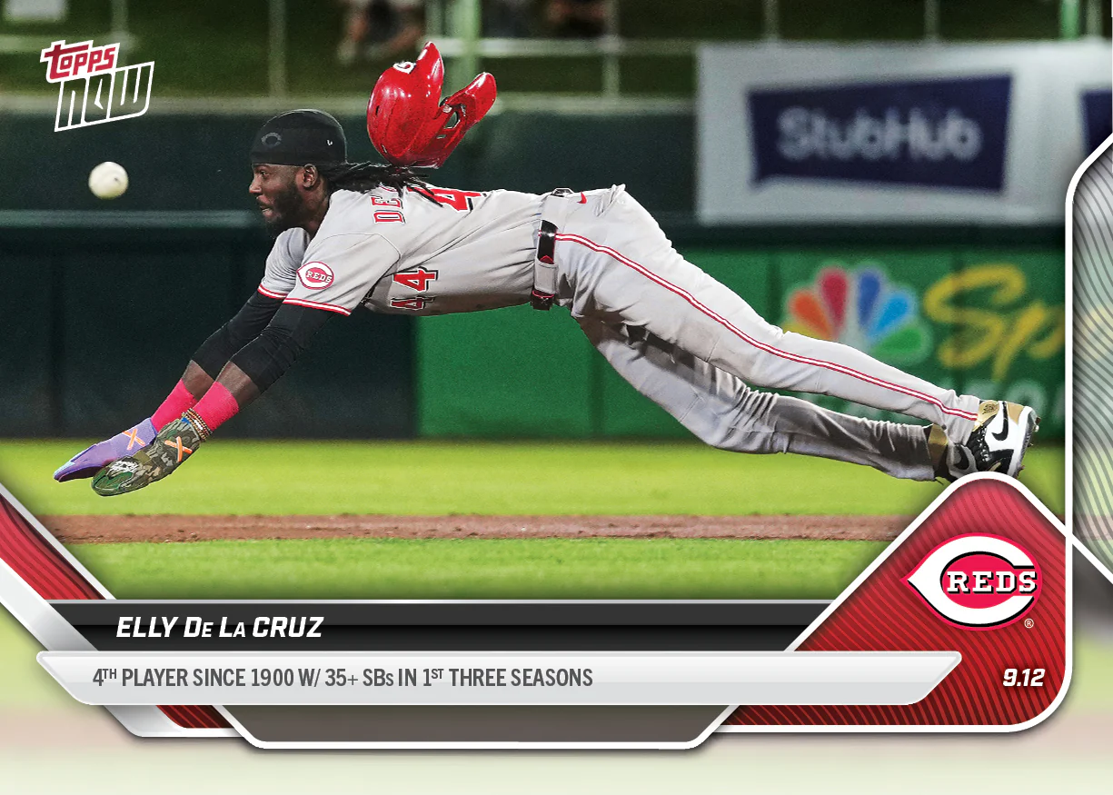 2025 Topps Now #701 Elly De La Cruz