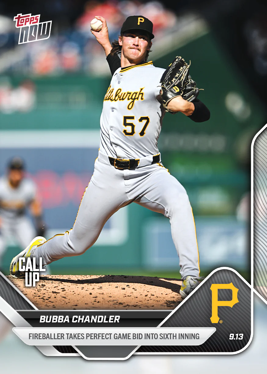 2025 Topps Now #704 Bubba Chandler