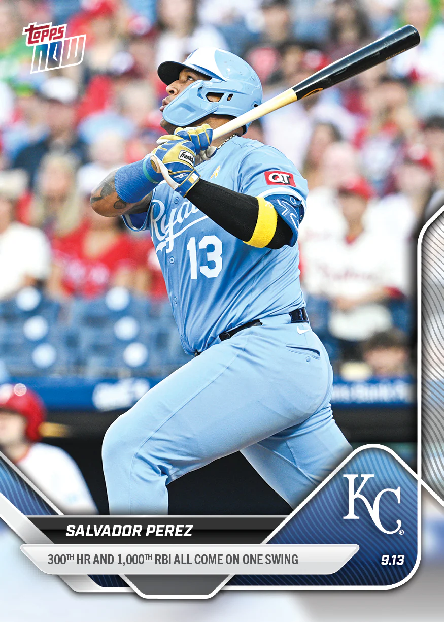 2025 Topps Now #707 Salvador Perez