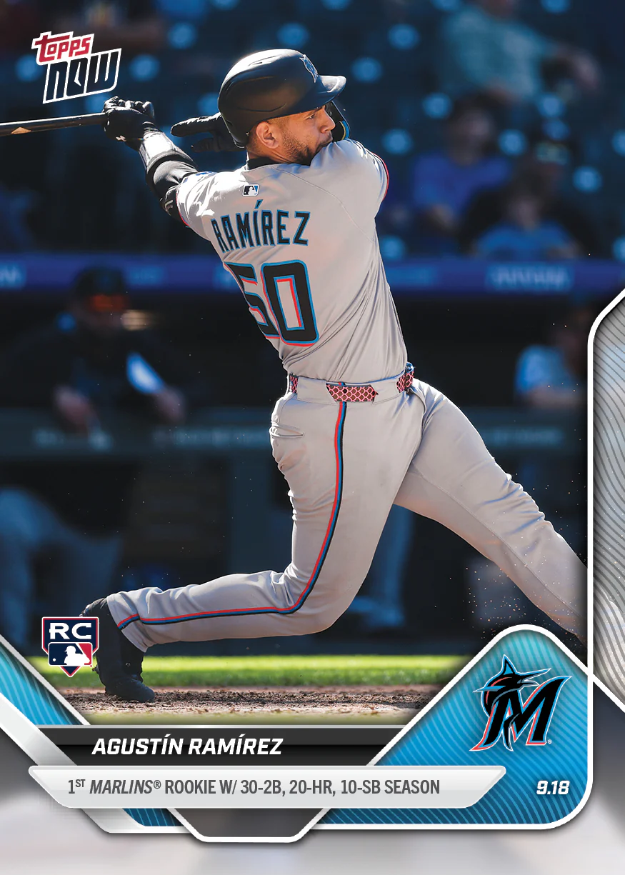 2025 Topps Now #730 Agustín Ramírez