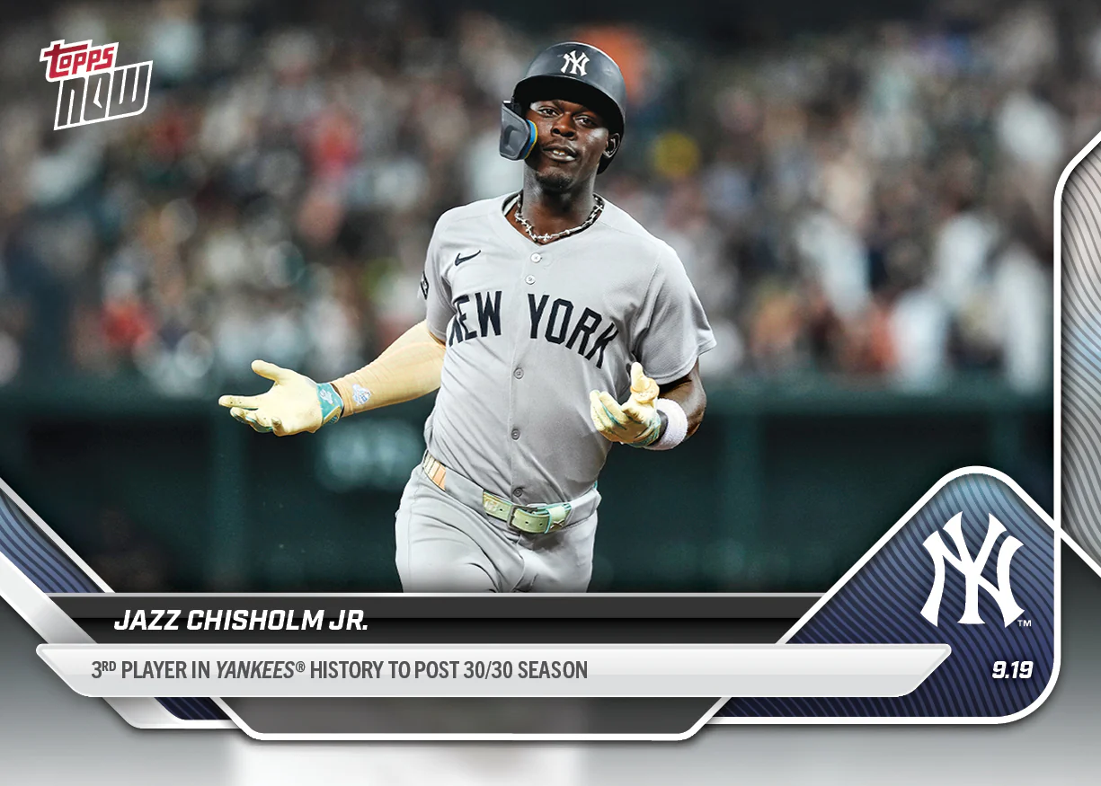 2025 Topps Now #731 Jazz Chisholm Jr.