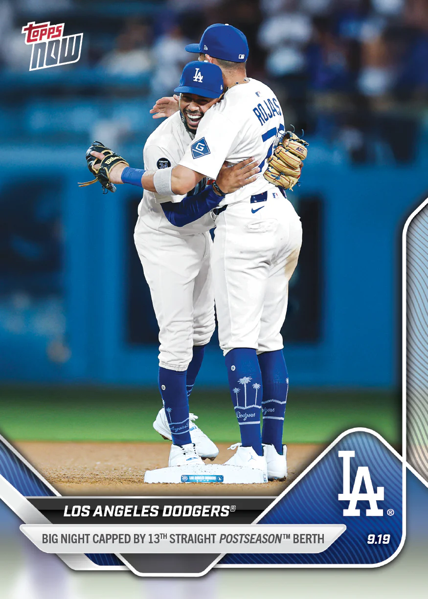 2025 Topps Now #735 Los Angeles Dodgers