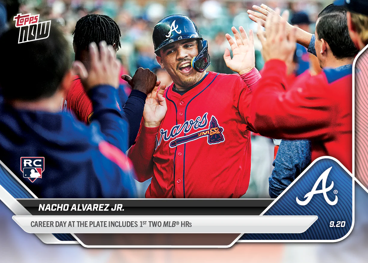 2025 Topps Now #736 Nacho Alvarez Jr.