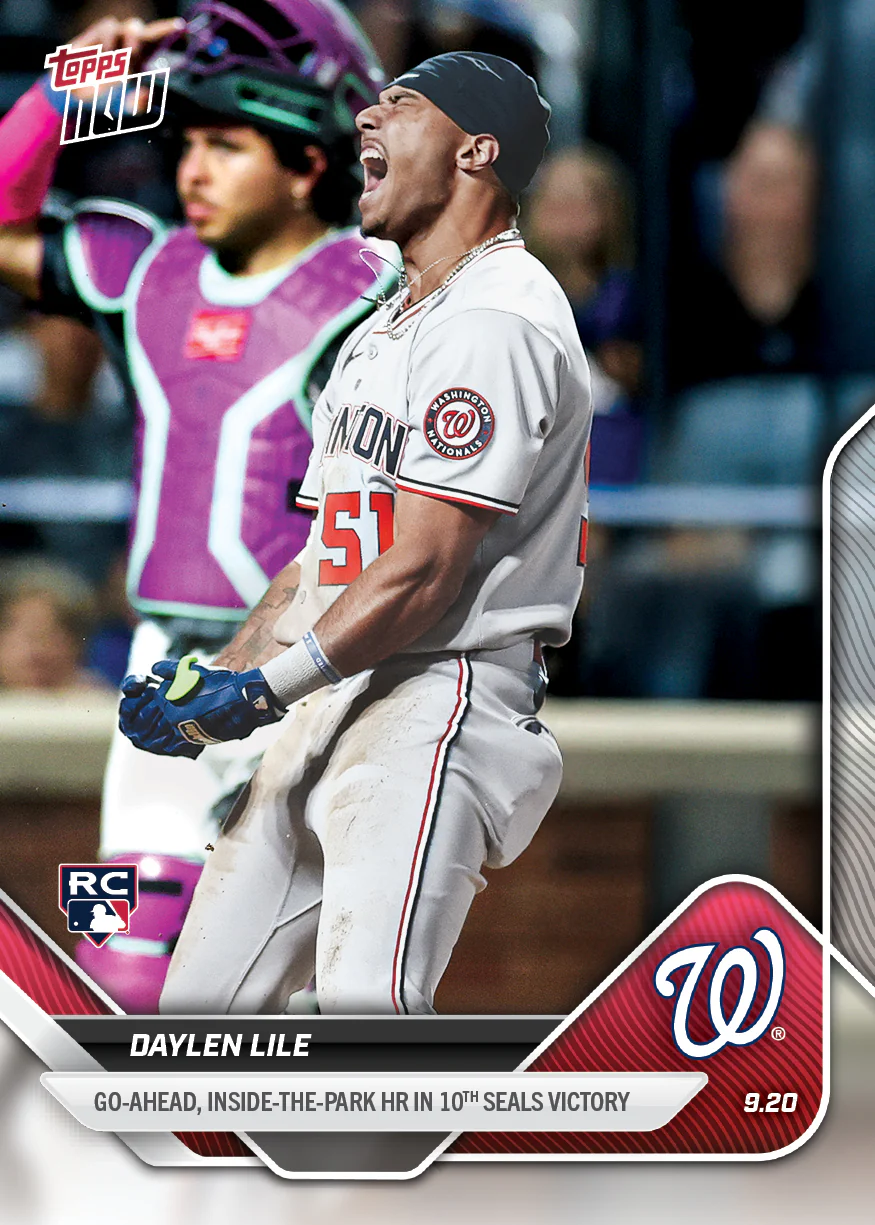 2025 Topps Now #737 Daylen Lile