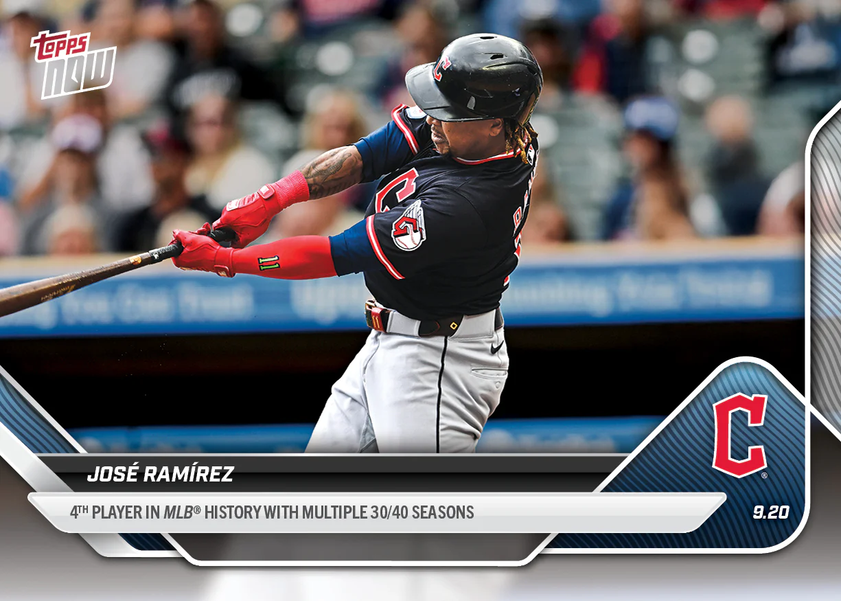 2025 Topps Now #738 José Ramírez