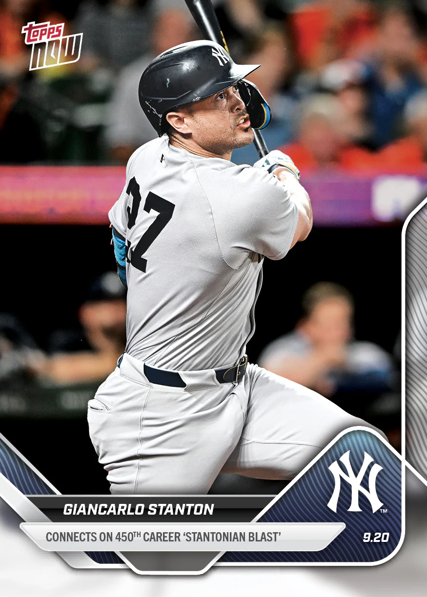 2025 Topps Now #739 Giancarlo Stanton