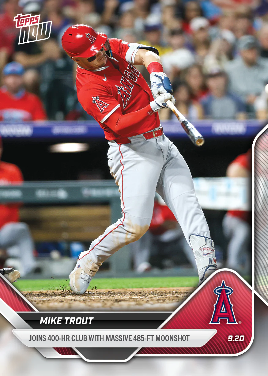 2025 Topps Now #742 Mike Trout