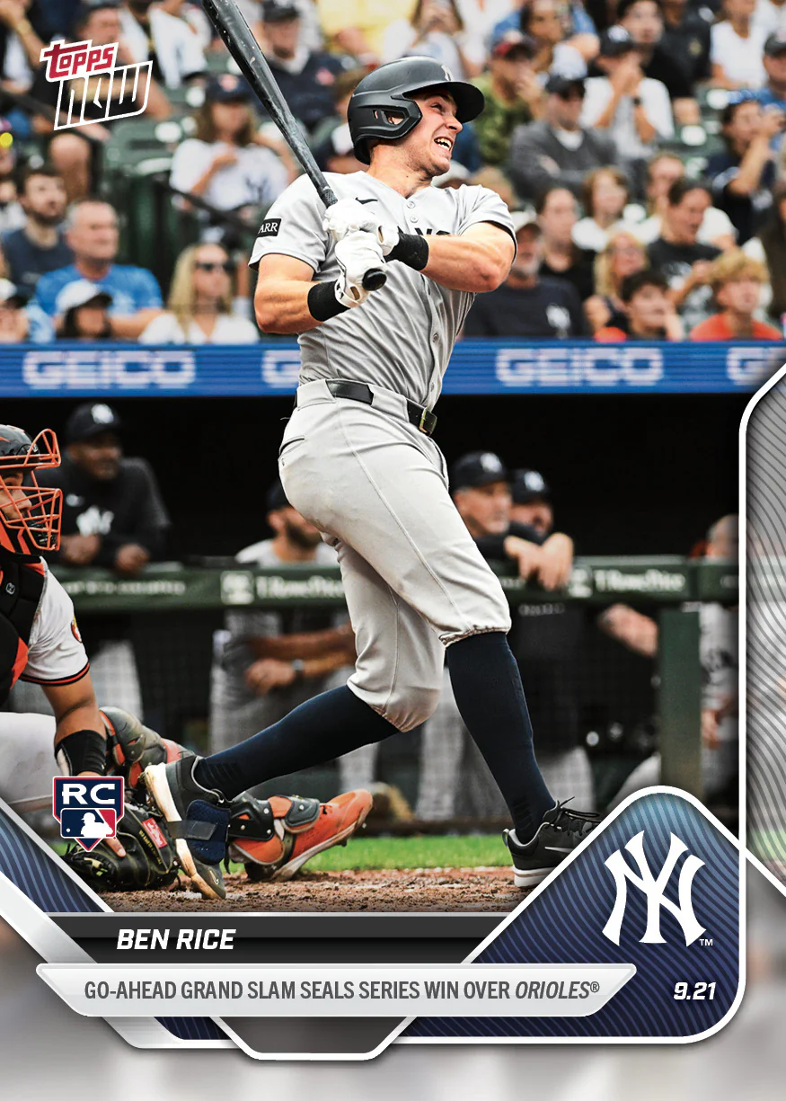 2025 Topps Now #743 Ben Rice