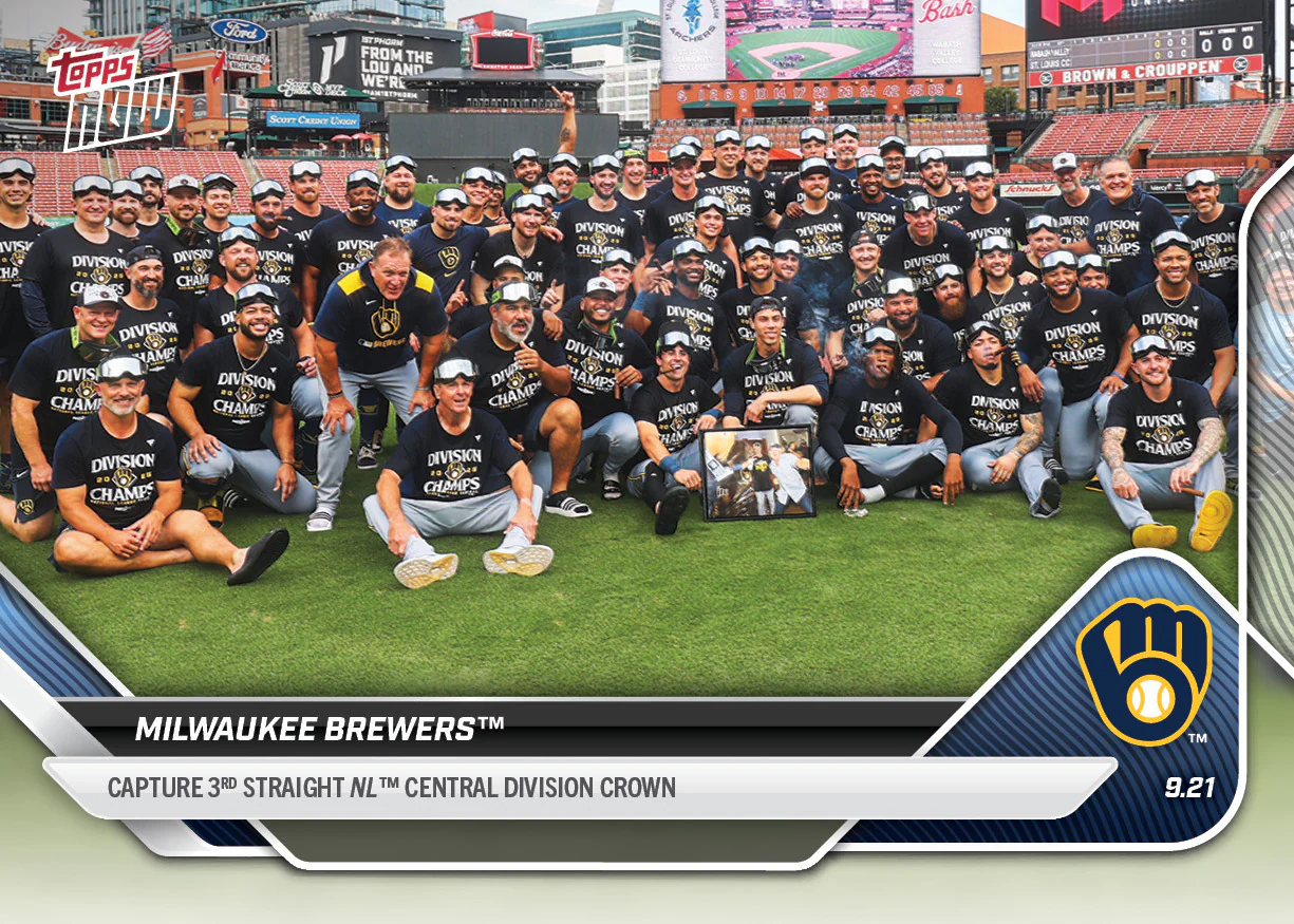 2025 Topps Now #746 Milwaukee Brewers