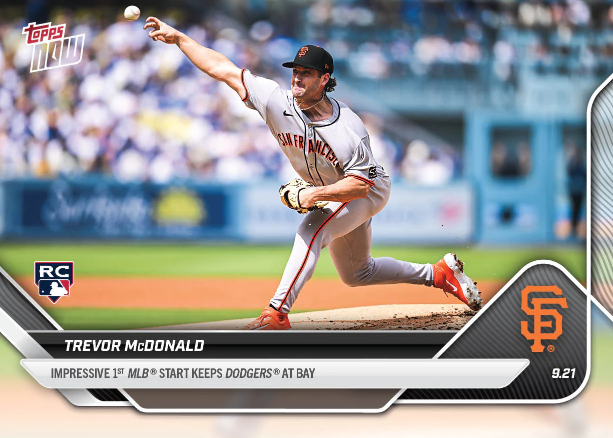2025 Topps Now #747 Trevor McDonald