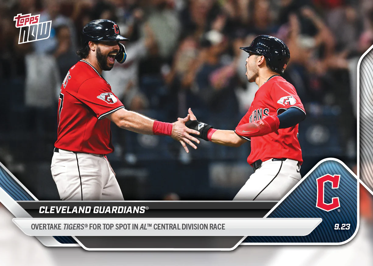 2025 Topps Now #751 Cleveland Guardians
