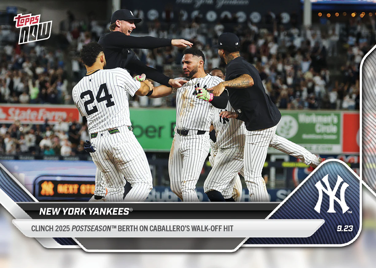 2025 Topps Now #752 New York Yankees
