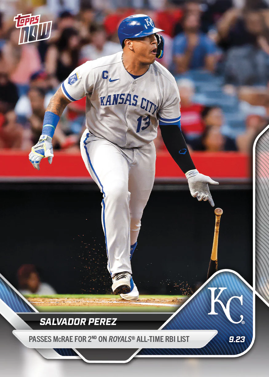 2025 Topps Now #753 Salvador Perez