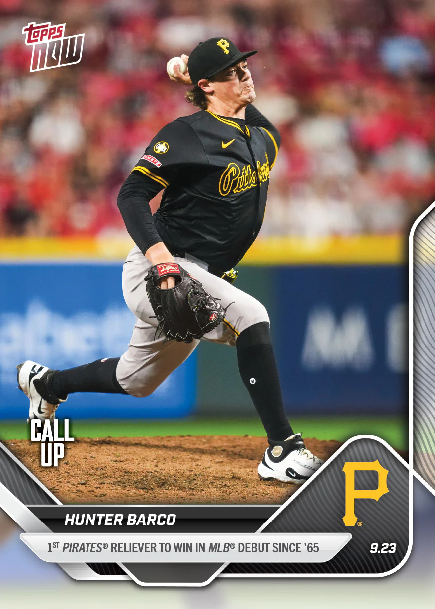 2025 Topps Now #757 Hunter Barco