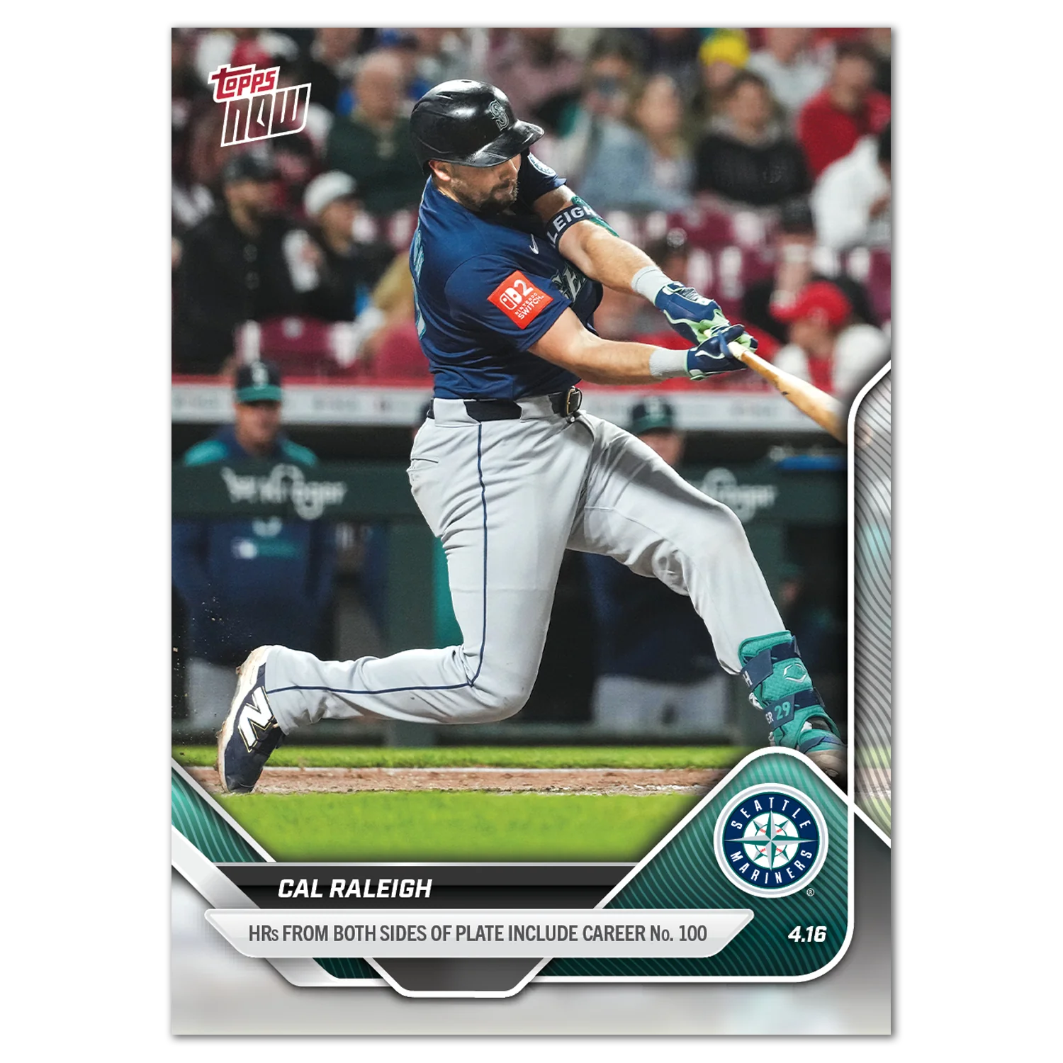 2025 Topps Now #76 Cal Raleigh
