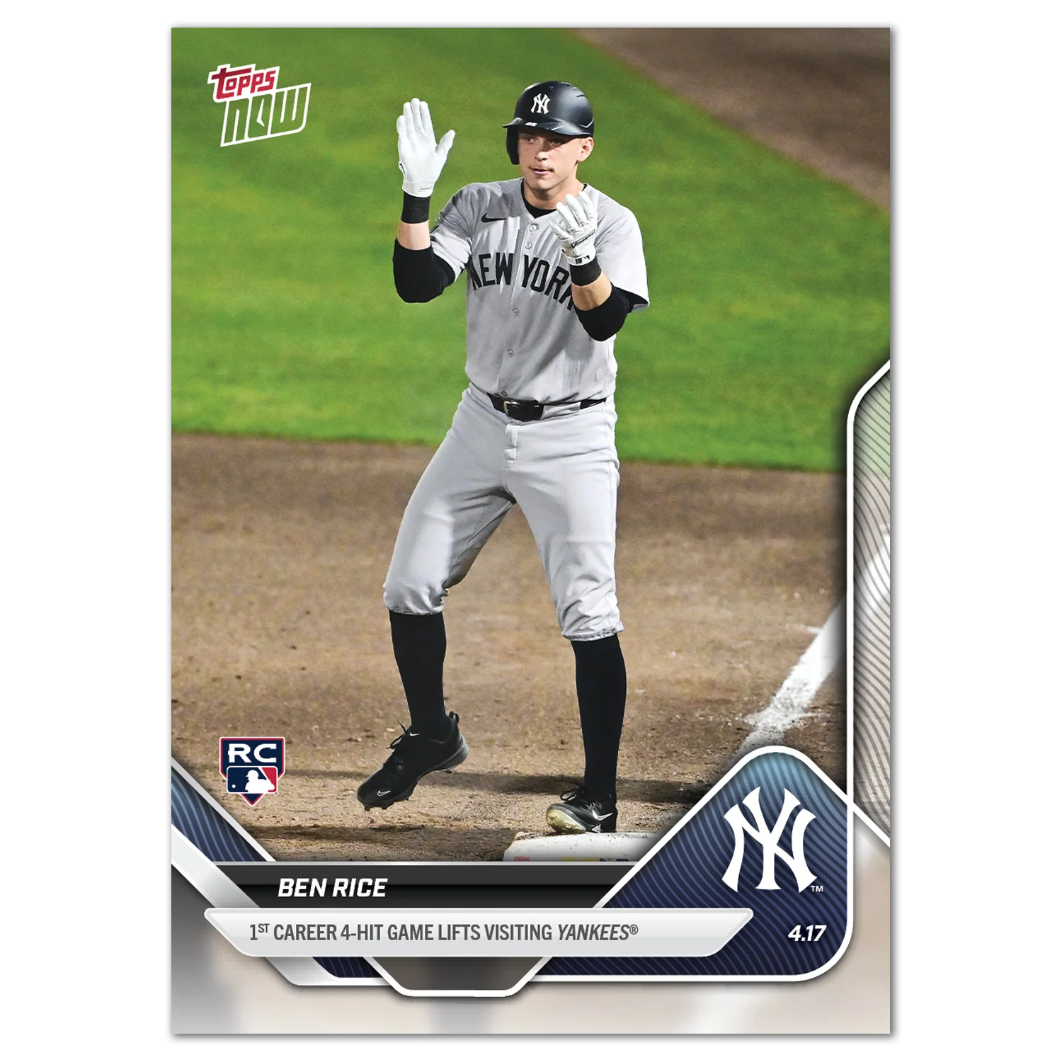 2025 Topps Now #77 Ben Rice