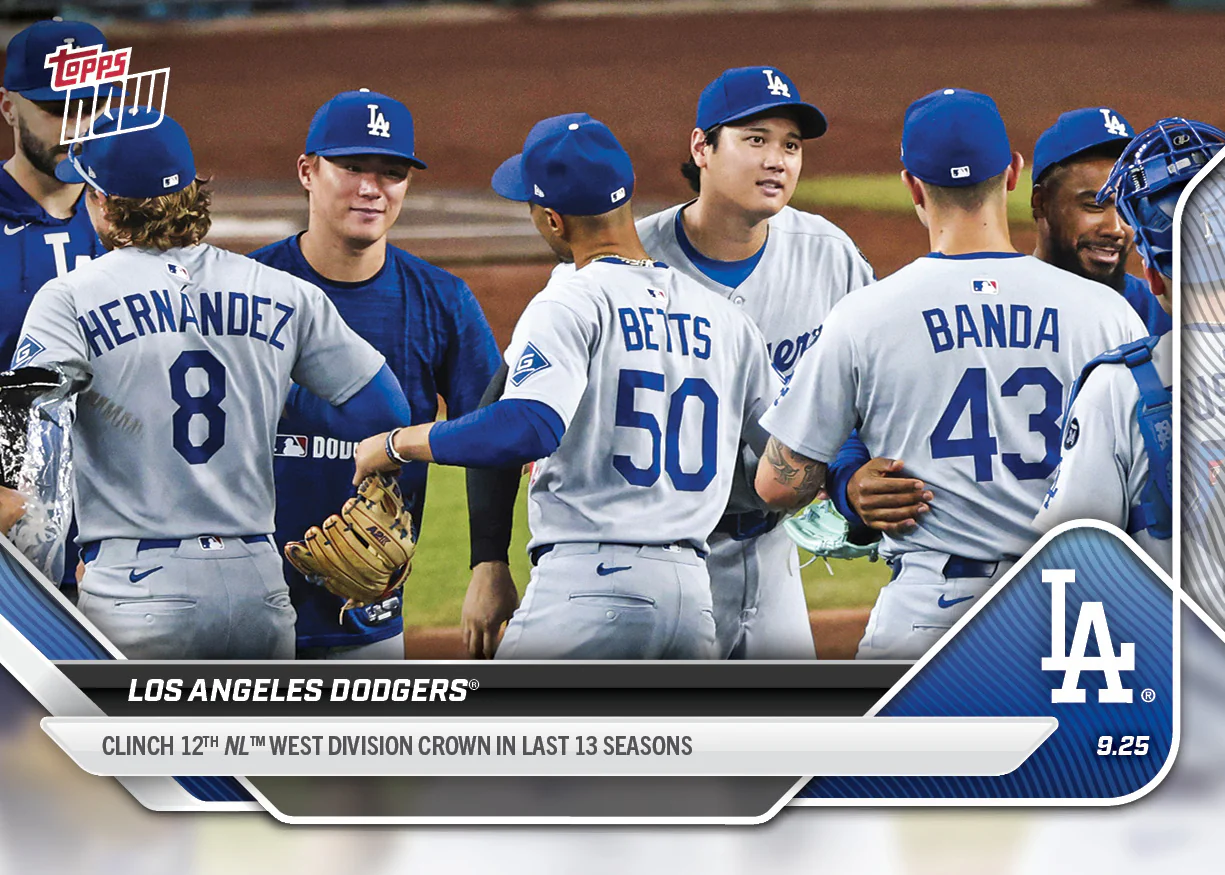 2025 Topps Now #770 Los Angeles Dodgers