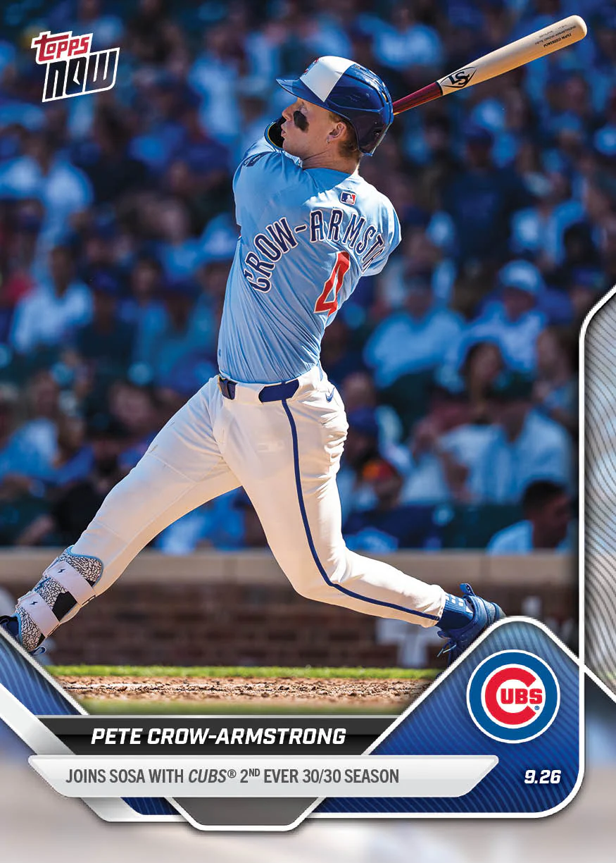 2025 Topps Now #775 Pete Crow-Armstrong