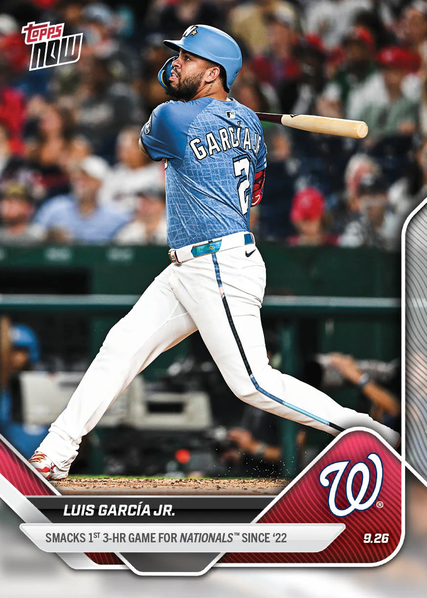 2025 Topps Now #778 Luis García Jr.