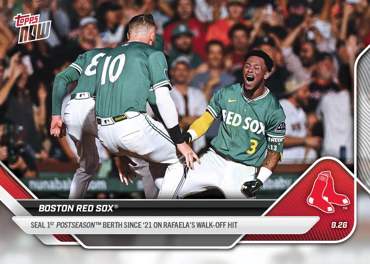 2025 Topps Now #779 Boston Red Sox