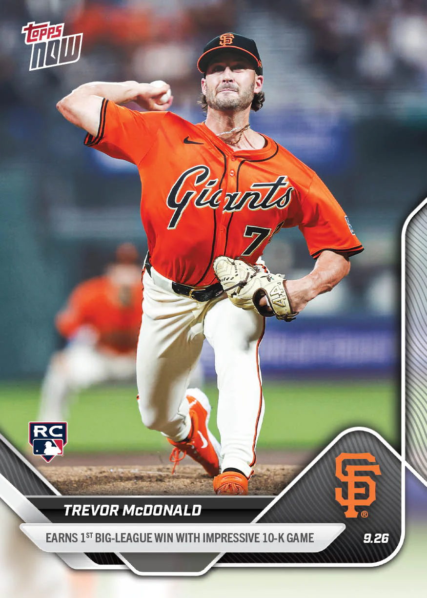2025 Topps Now #781 Trevor McDonald