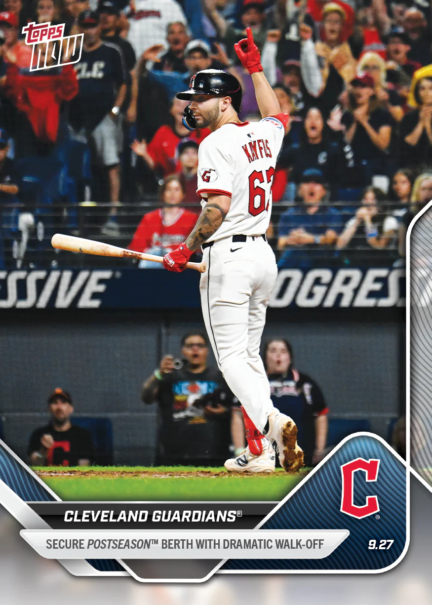 2025 Topps Now #784 Cleveland Guardians
