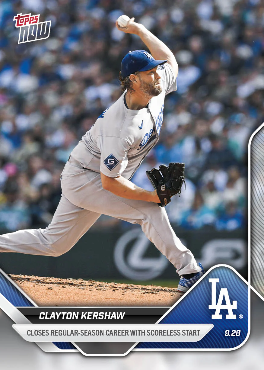 2025 Topps Now #791 Clayton Kershaw