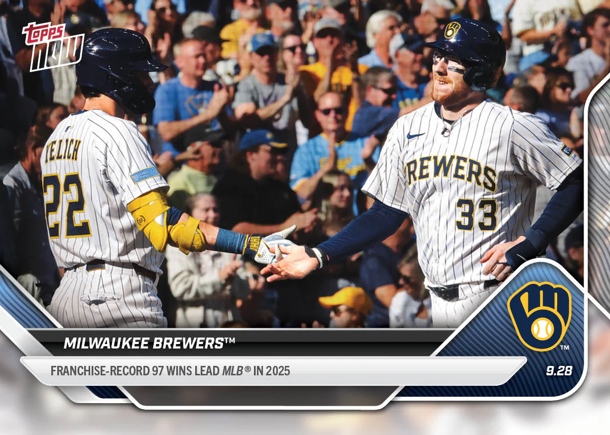 2025 Topps Now #794 Milwaukee Brewers