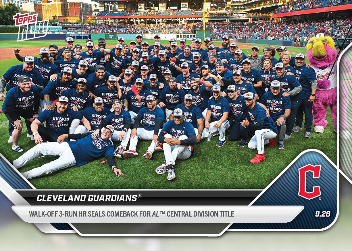 2025 Topps Now #795 Cleveland Guardians