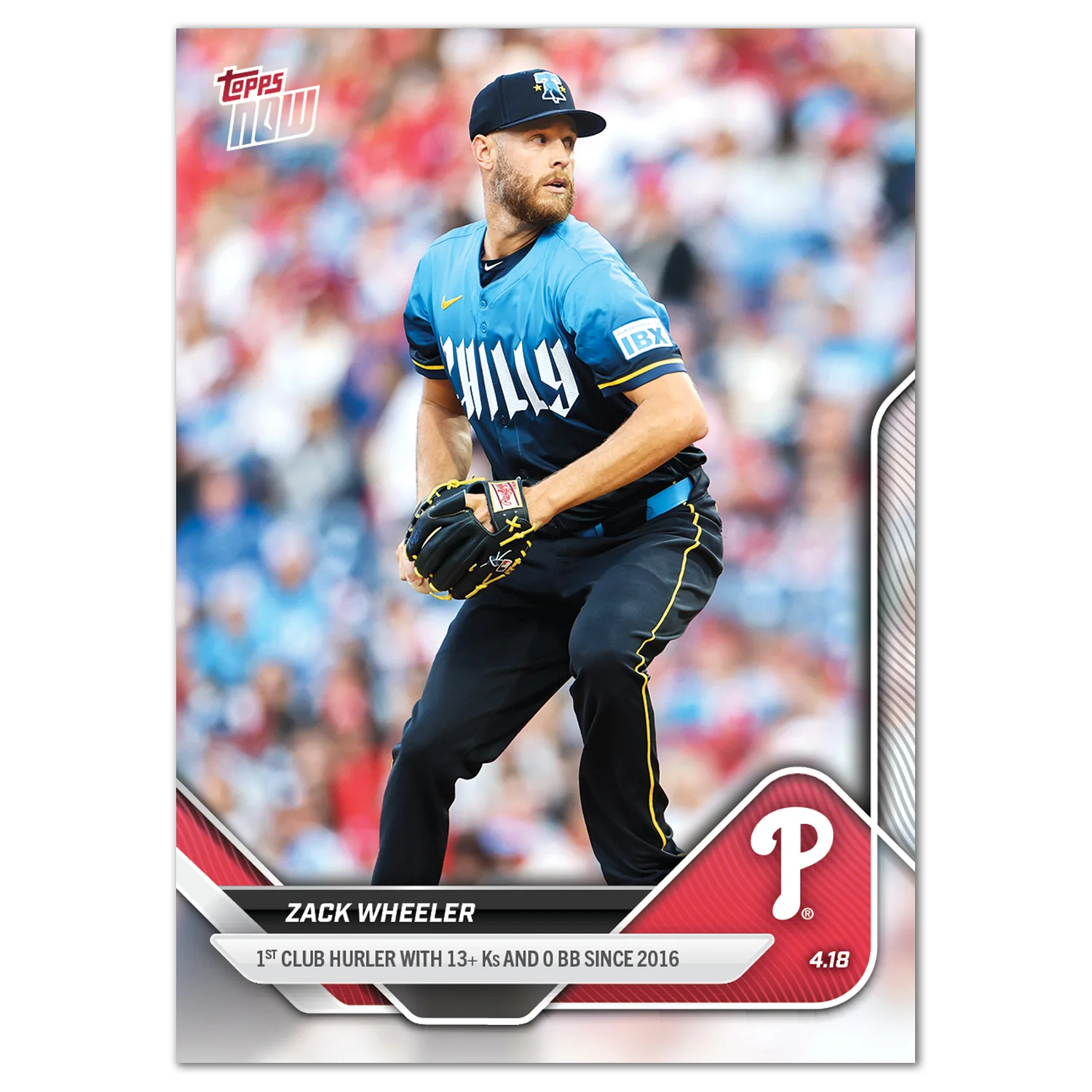 2025 Topps Now #80 Zack Wheeler