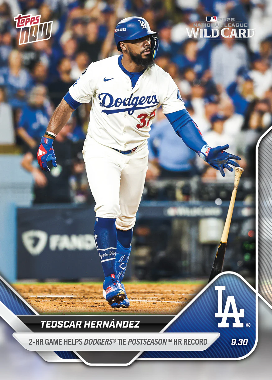 2025 Topps Now #803 Teoscar Hernández