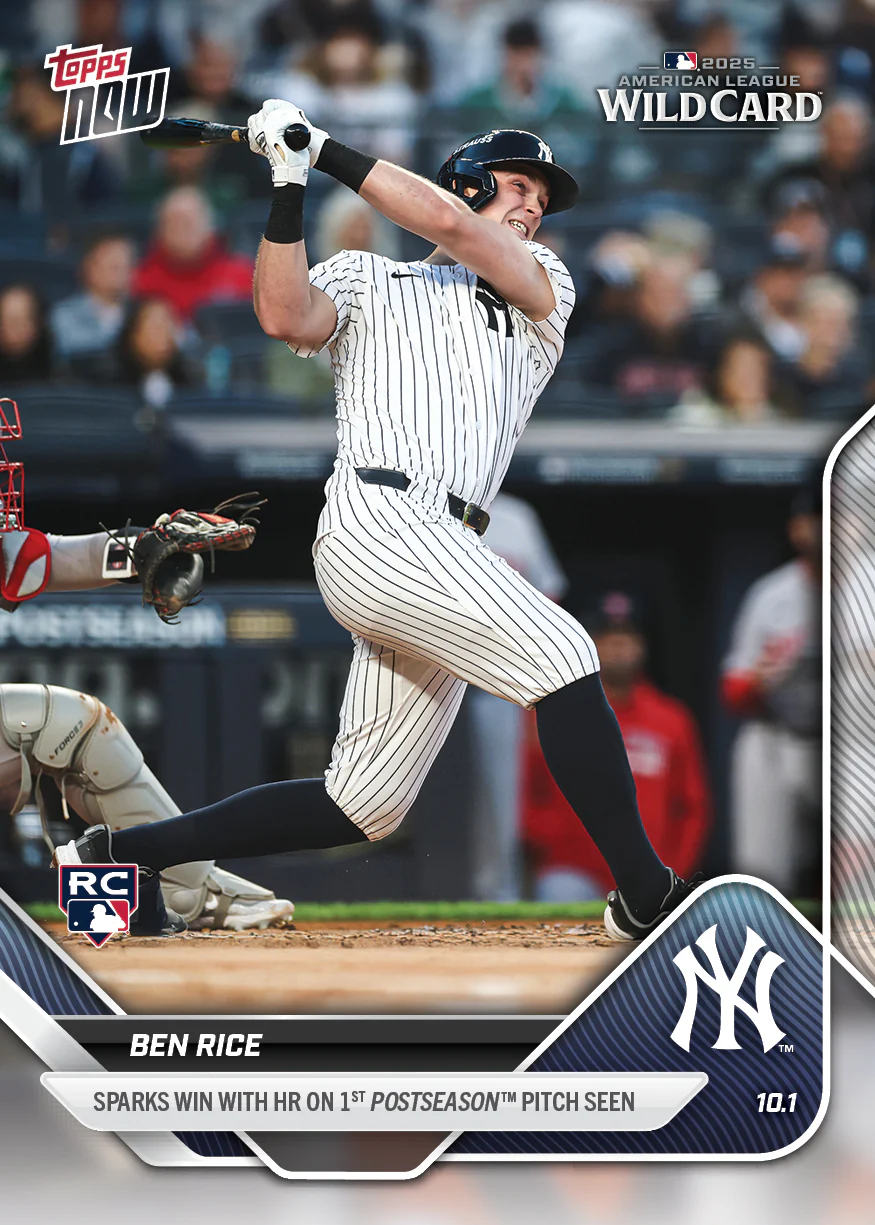2025 Topps Now #808 Ben Rice