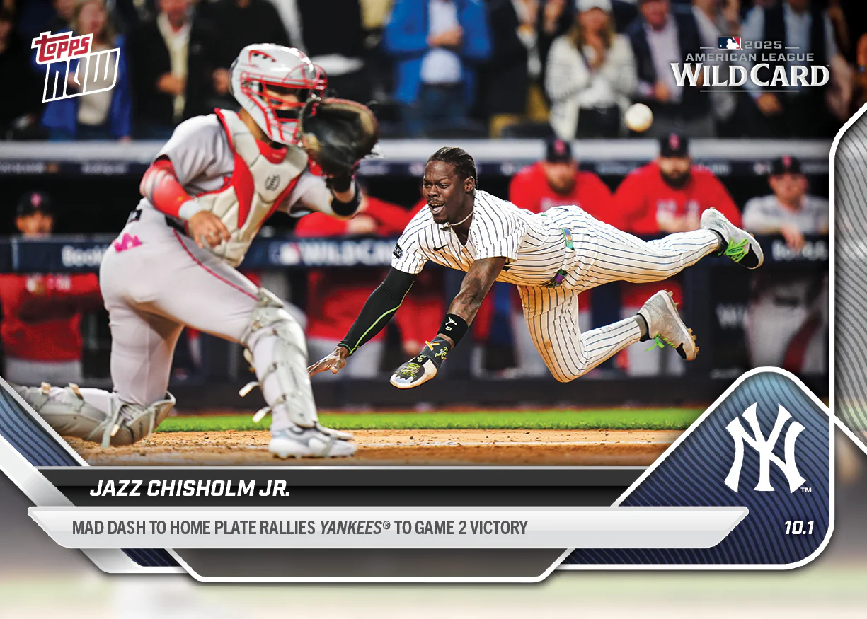 2025 Topps Now #809 Jazz Chisholm Jr.