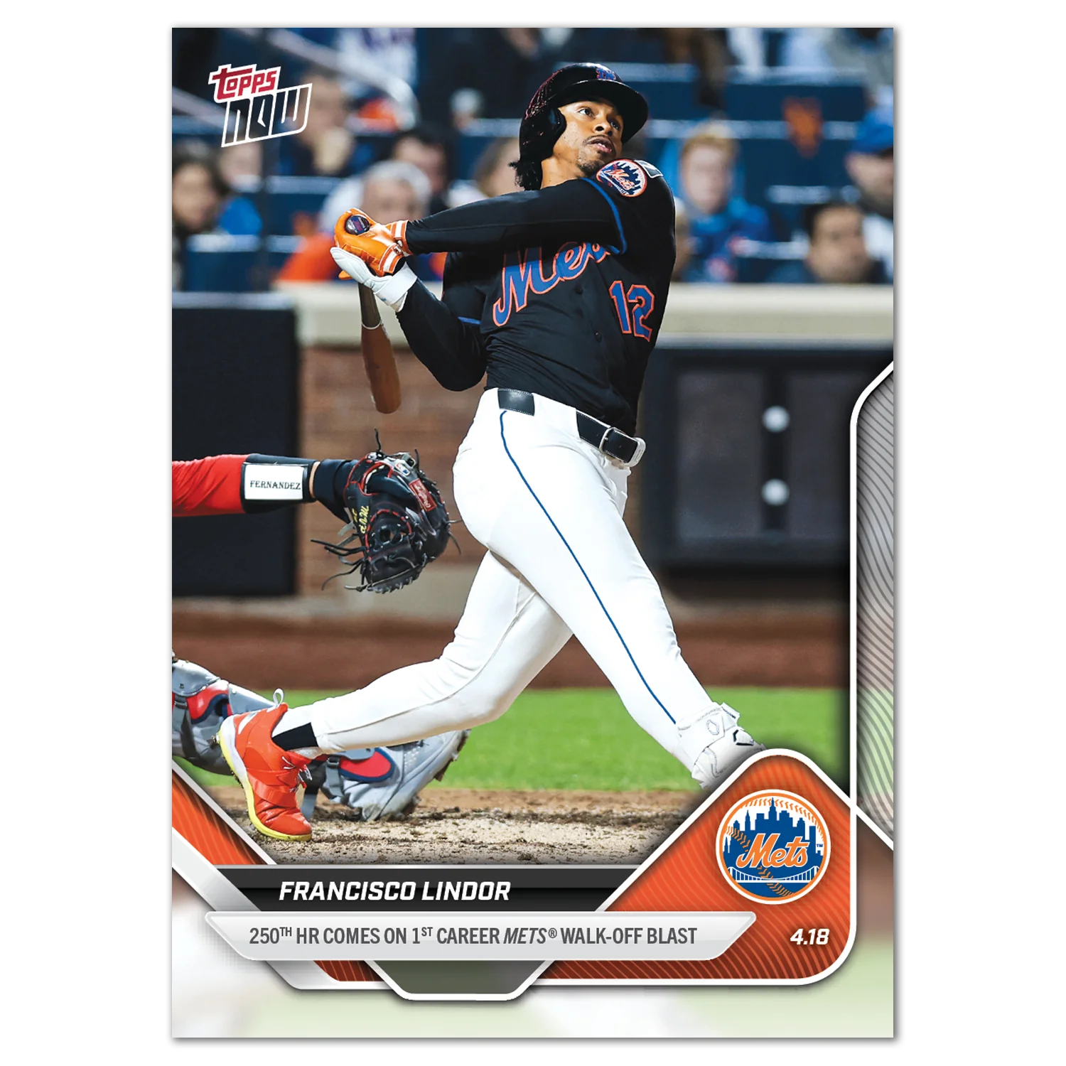 2025 Topps Now #81 Francisco Lindor