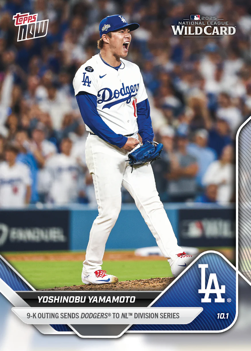 2025 Topps Now #810 Yoshinobu Yamamoto