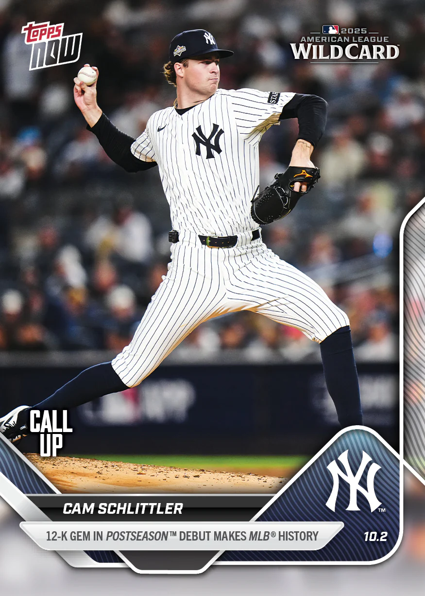 2025 Topps Now #817 Cam Schlittler