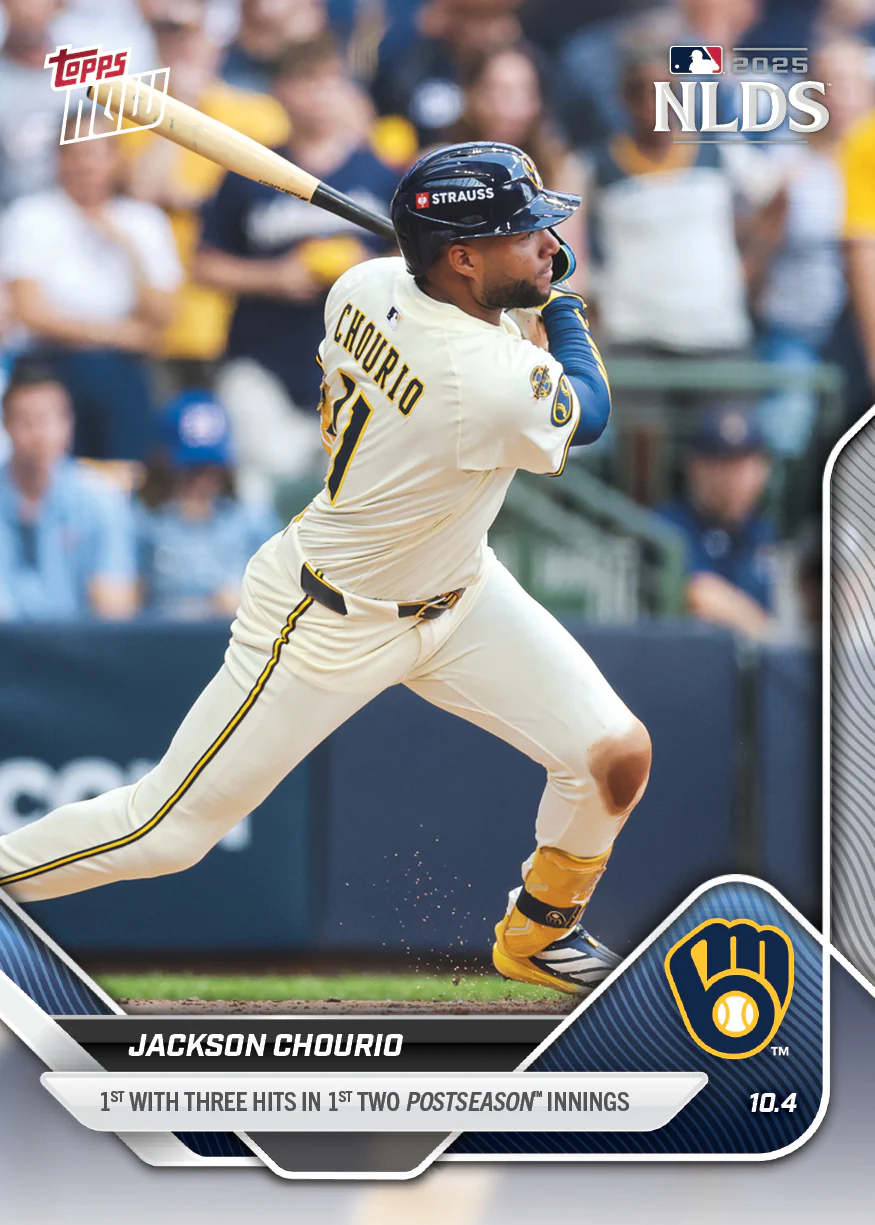 2025 Topps Now #818 Jackson Chourio