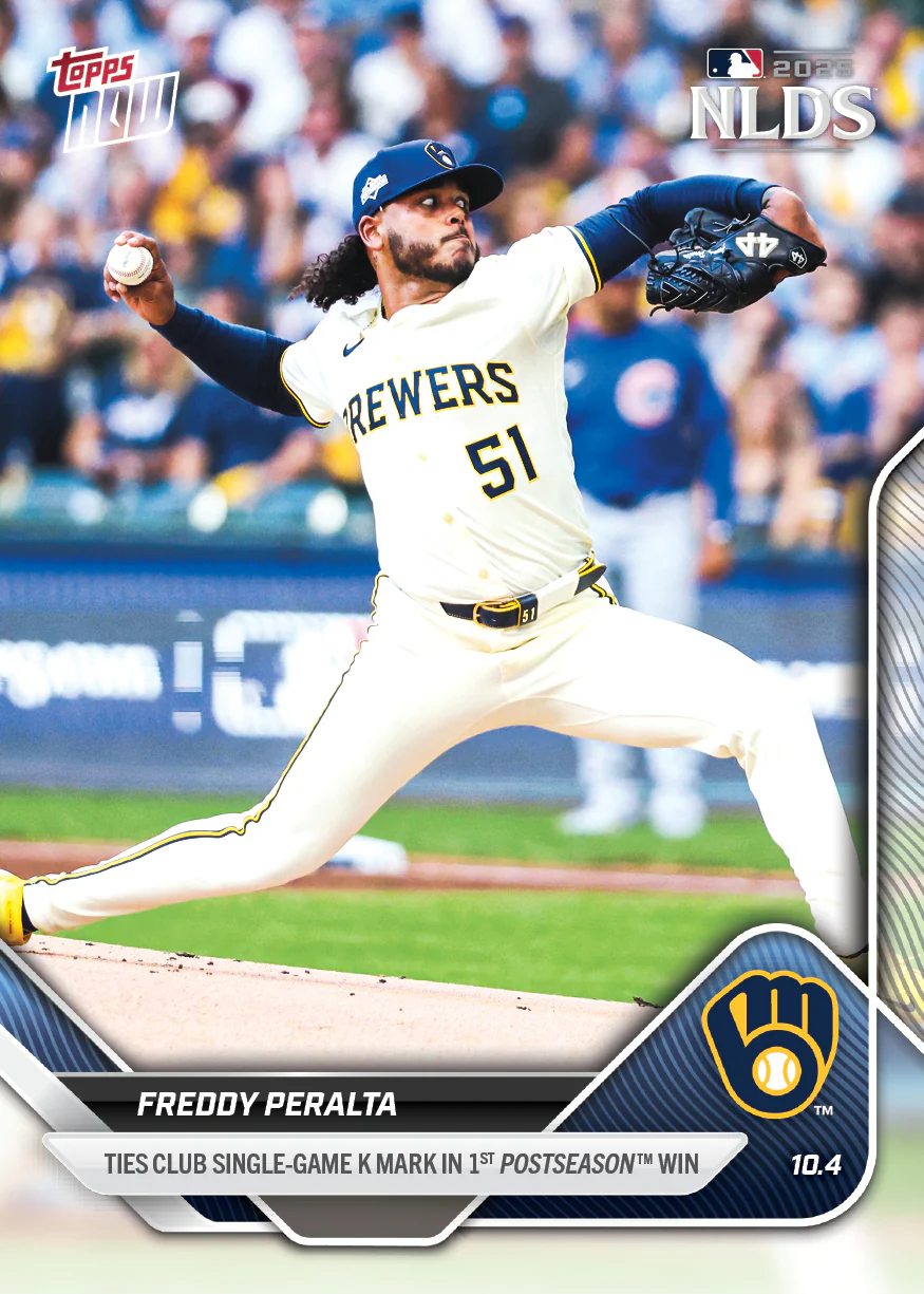 2025 Topps Now #819 Feddy Peralta