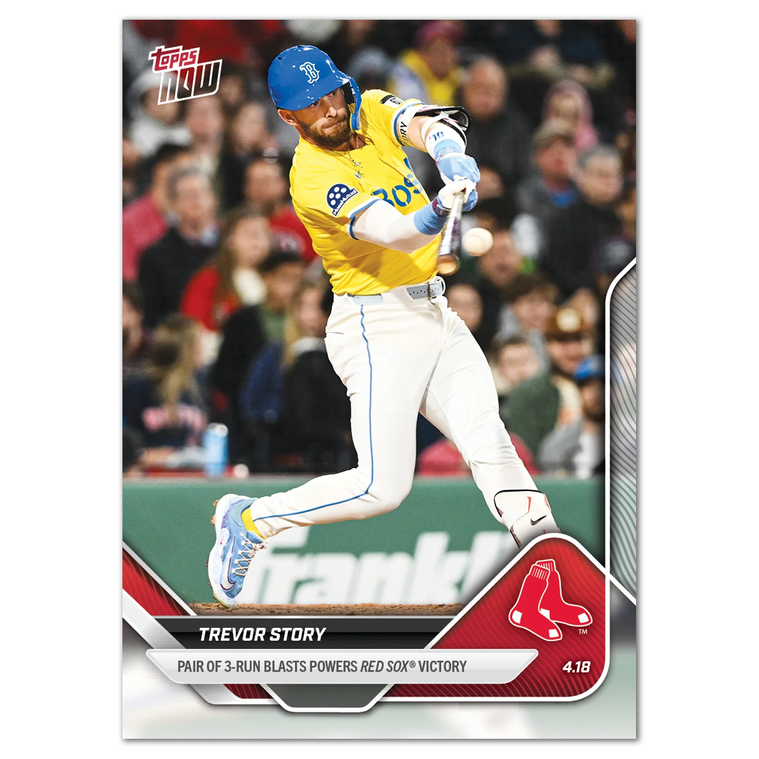 2025 Topps Now #82 Trevor Story