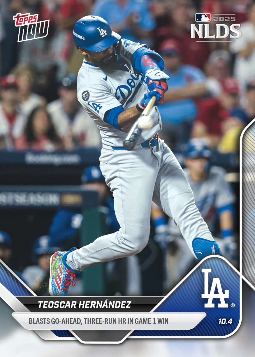 2025 Topps Now #822 Teoscar Hernandez
