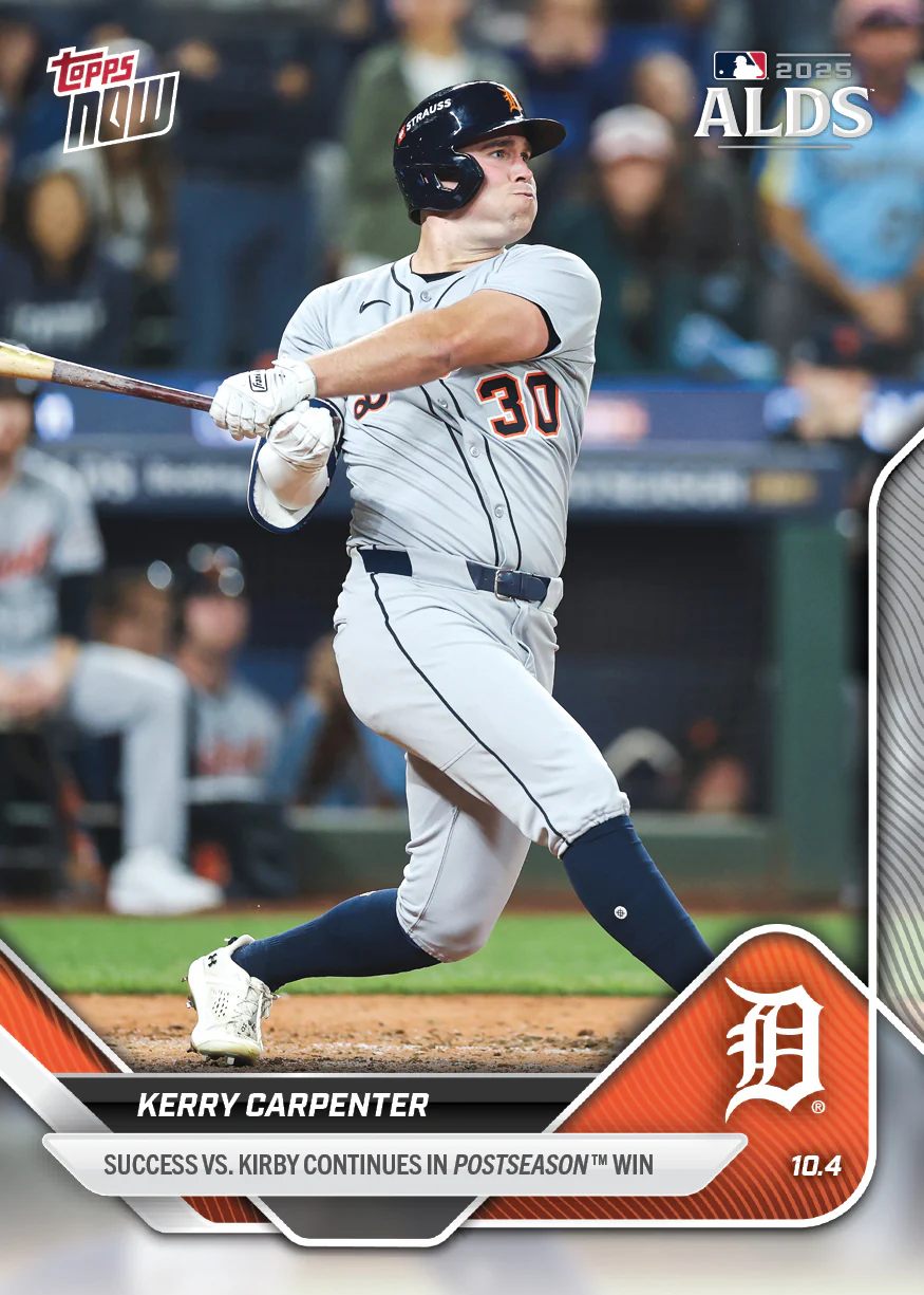 2025 Topps Now #824 Kerry Carpenter