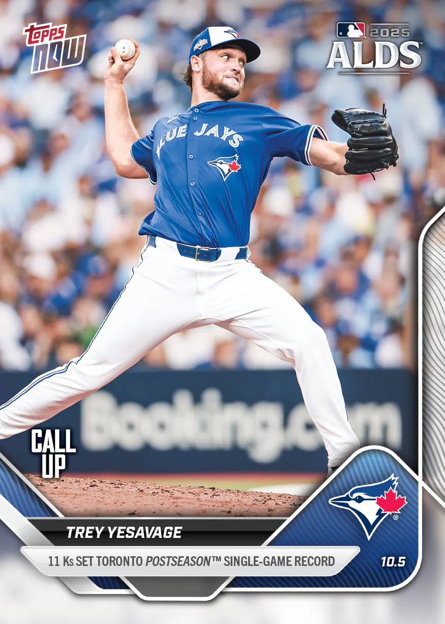 2025 Topps Now #826 Trey Yesavage