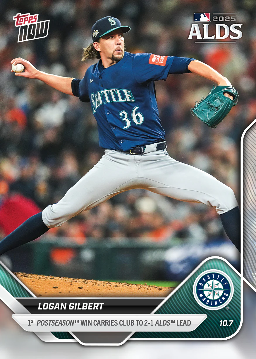 2025 Topps Now #837 Logan Gilbert