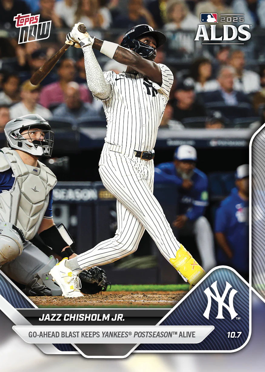 2025 Topps Now #839 Jazz Chisholm Jr.