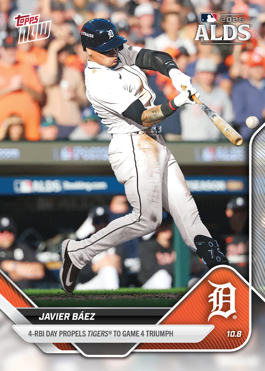 2025 Topps Now #841 Javier Báez