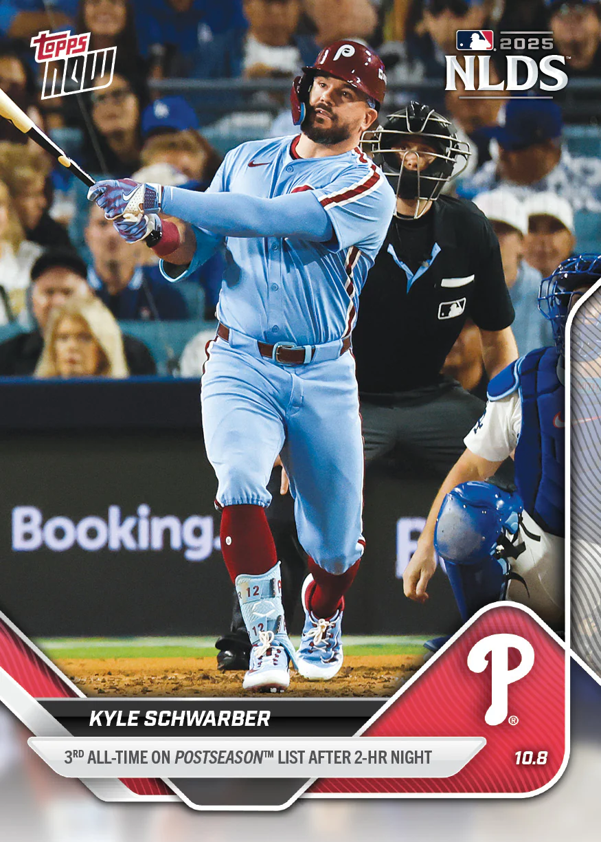 2025 Topps Now #845 Kyle Schwarber