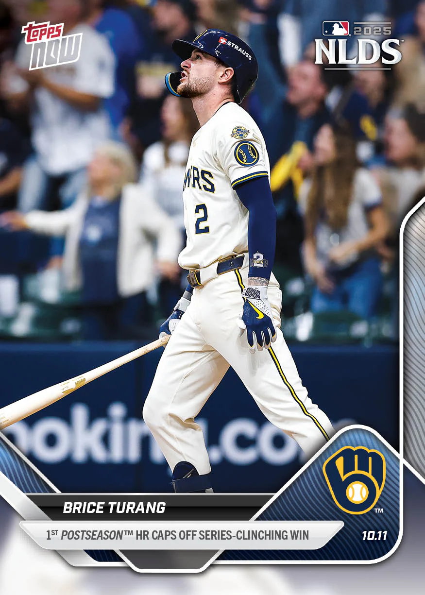 2025 Topps Now #857 Brice Turang