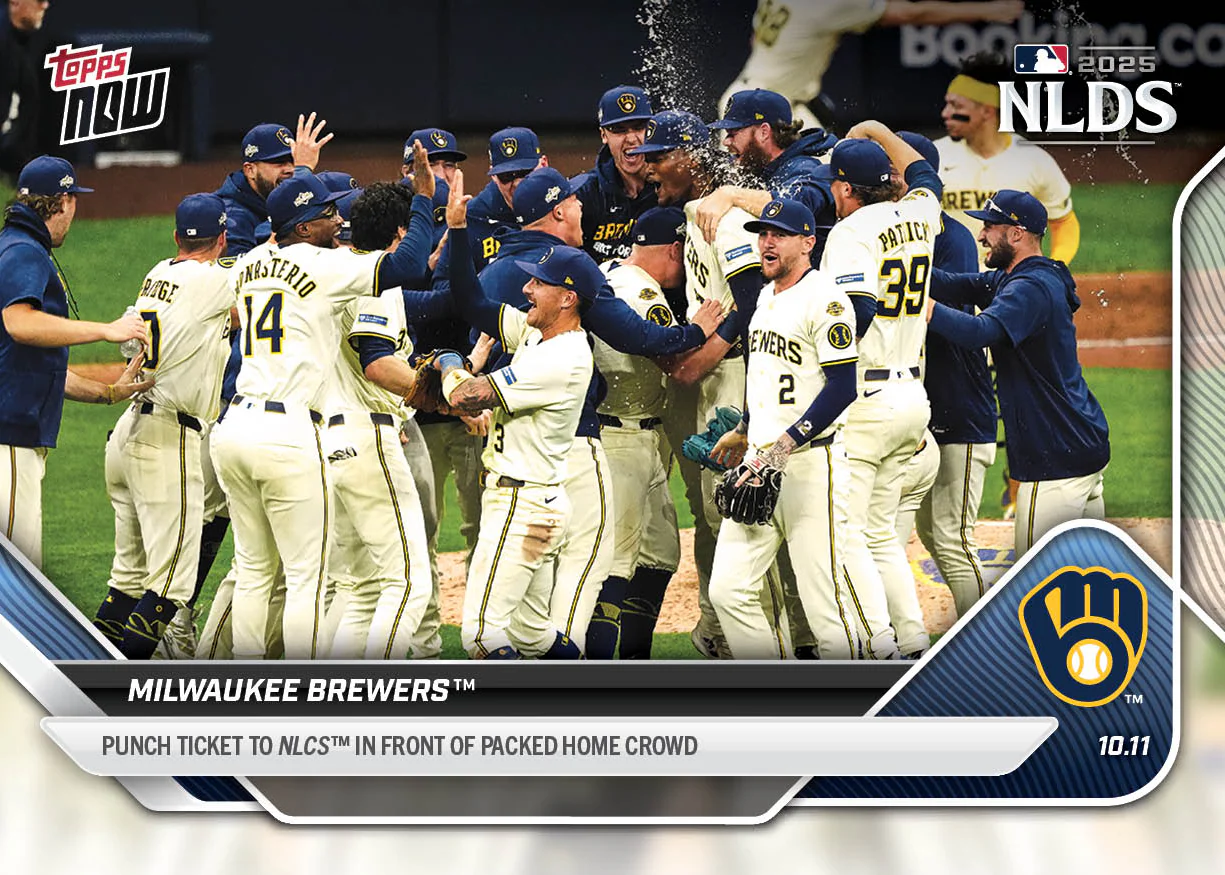 2025 Topps Now #859 Milwaukee Brewers
